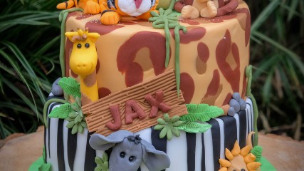 Bij-okidoki kindertaarten bussum naarden hilversum kortenhoef 's gravenland jungle-taart