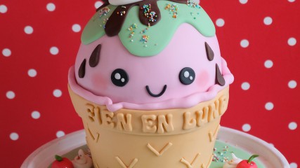 bij-okidoki kindertaarten bussum naarden hilversum bruidstaarten verjaardagstaarten kinderpartijtjes ijsjestaart